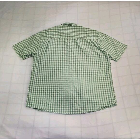 Wolverine Size XL Button Down Shirt Mens Green Cotton Blend Short Sleeve Ca13 - Picture 5 of 5